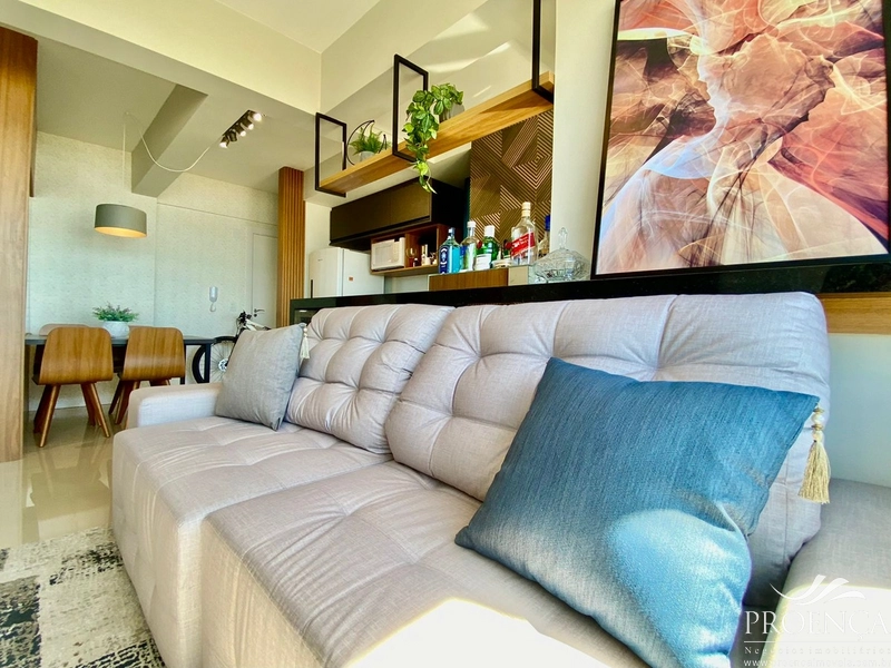 Apartamento com 2 suítes vista mar mobiliado e decorado!: 2ª foto da galeria de imagens do imóvel