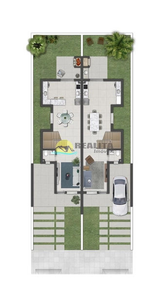 Casa na Planta!! com Padrões de Arquitetura Moderna!!: 7ª foto da galeria de imagens do imóvel