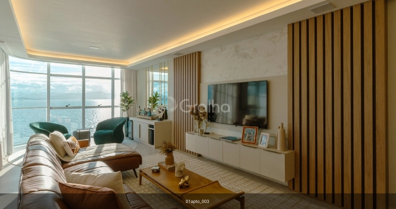 APARTAMENTO COM 4 SUITES NA BEIRA MAR NORTE: 5ª foto da galeria de imagens do imóvel