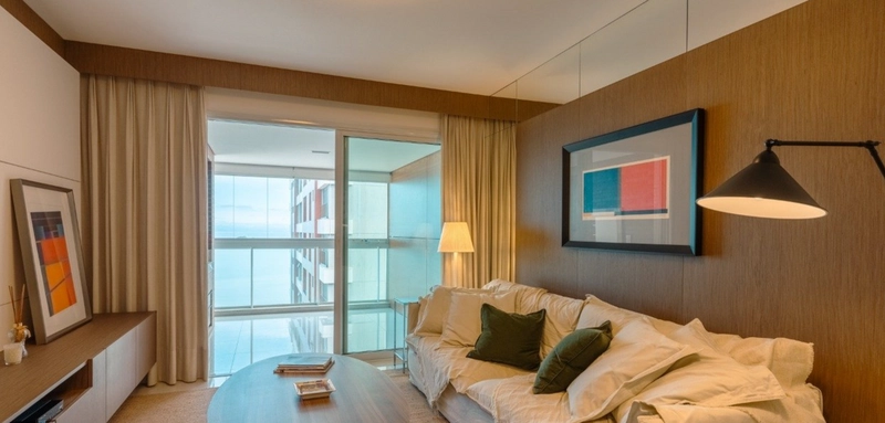 Apartamento com vista mar no Jazz Club: 2ª foto da galeria de imagens do imóvel