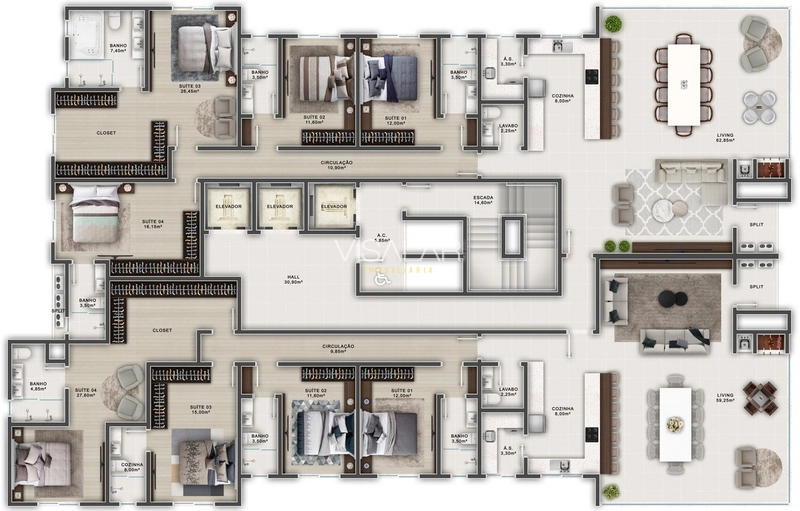 APARTAMENTO ALTO PADRÃO À VENDA EM ITAPEMA/SC: 22ª foto da galeria de imagens do imóvel