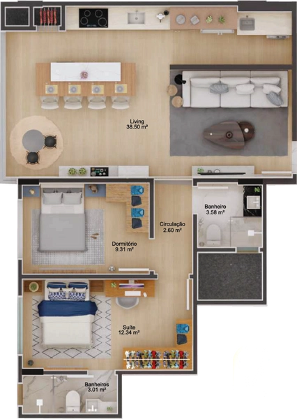 Apartamento á Venda em Laguna-SC: 29ª foto da galeria de imagens do imóvel