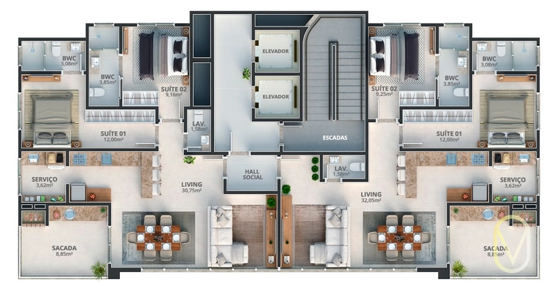Apartamento á Venda em Itapema-SC: 19ª foto da galeria de imagens do imóvel