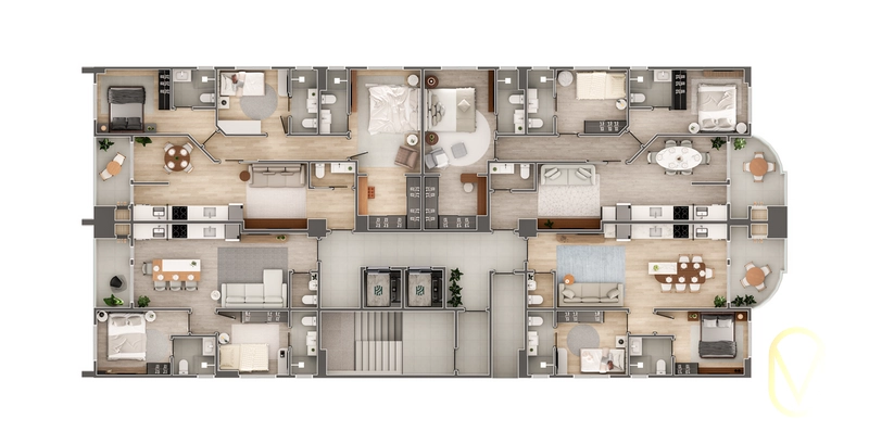 Apartamento á Venda no bairro Vila Moema em Tubarão-SC: 54ª foto da galeria de imagens do imóvel