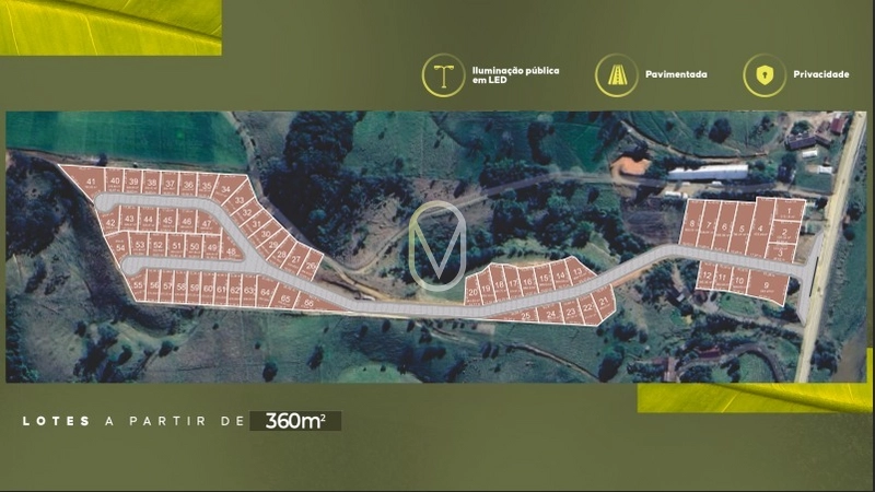 LOTE À VENDA EM GRÃO PARÁ-SC - AVISTOSO: 2ª foto da galeria de imagens do imóvel