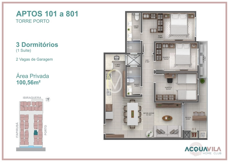 Apartamento á Venda na Praia a Vila em Imbituba-SC: 19ª foto da galeria de imagens do imóvel