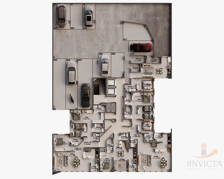 Apartamento de 1,2,3 dormitórios na Planta.: 23ª foto da galeria de imagens do imóvel