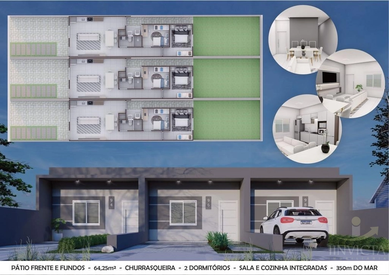 CASA NOVA, COM 2 DORMITÓRIOS, VENHA CONHECER: 2ª foto da galeria de imagens do imóvel