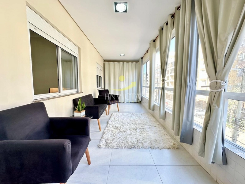 APARTAMENTO DE FRENTE COM VISTA! 1 QUADRA DO MAR! MOBILIADO!: 3ª foto da galeria de imagens do imóvel