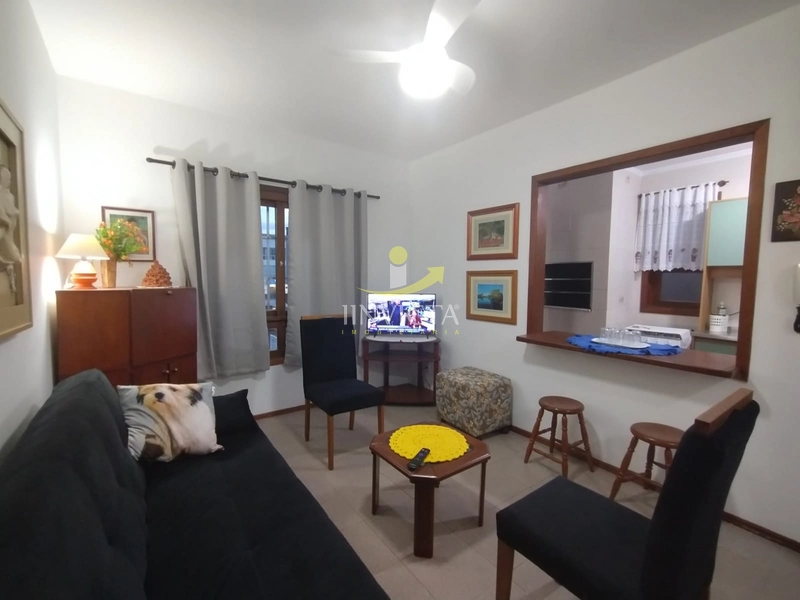 Apartamento de 1 dormitório com terraço.: 1ª foto da galeria de imagens do imóvel