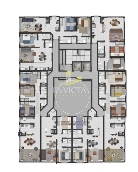 Apartamento de 1 Dormitório - Alto Padrão: 7ª foto da galeria de imagens do imóvel