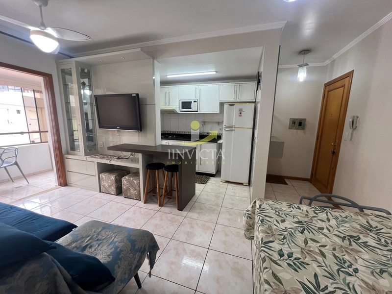 Apto 1D mobiliado com sacada e box, perto da Flávio Boianovski: 3ª foto da galeria de imagens do imóvel