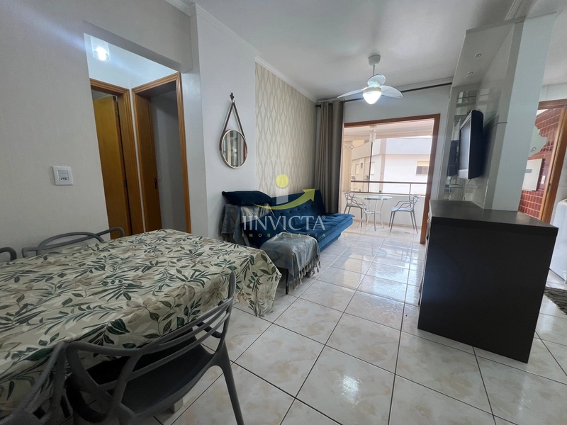 Apto 1D mobiliado com sacada e box, perto da Flávio Boianovski: 1ª foto da galeria de imagens do imóvel