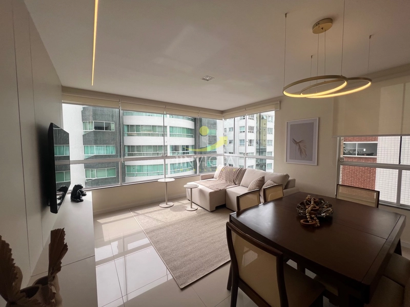 Apto 3D mobiliado e decorado, de frente, a poucos metros da Av. Centra: 3ª foto da galeria de imagens do imóvel