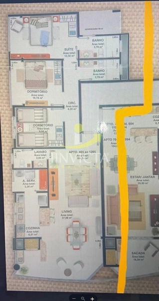 EXCELENTE 3 DORMITÓRIOS, MOBILIADO  E INFRAESTRUTURA COMPLETA!!!!: 3ª foto da galeria de imagens do imóvel