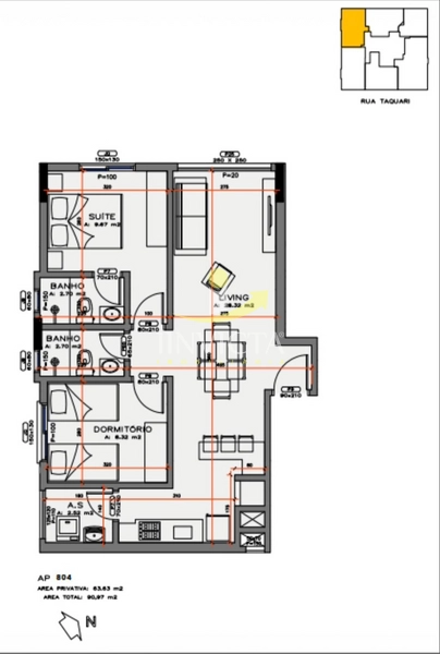 EXCELENTE 2 DORMITÓRIOS NA PLANTA COM INFRAESTRURA COMPLETA!!1: 1ª foto da galeria de imagens do imóvel