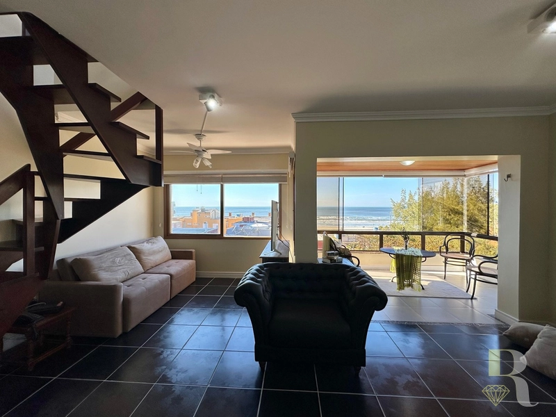 COBERTURA DUPLEX COM TERRAÇO E VISTA LIBERADA PARA O MAR E PRAÇA FLÁVI: 5ª foto da galeria de imagens do imóvel