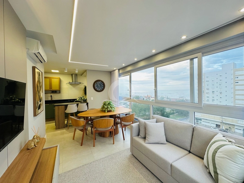 Apartamento 3 quartos vista mar decorado Zona Nova Capão da Canoa