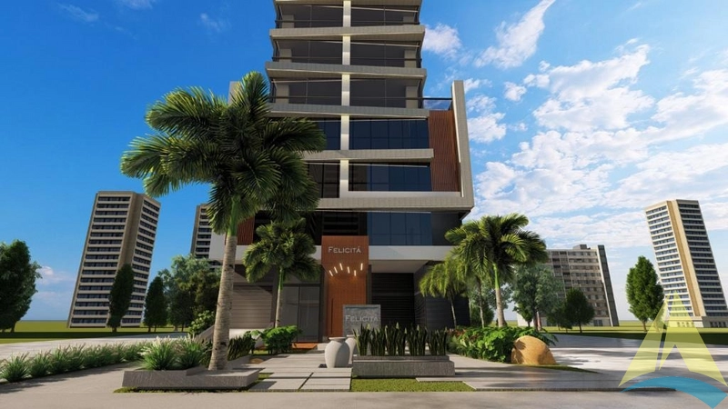 Um dormitório, suíte, com terraço!