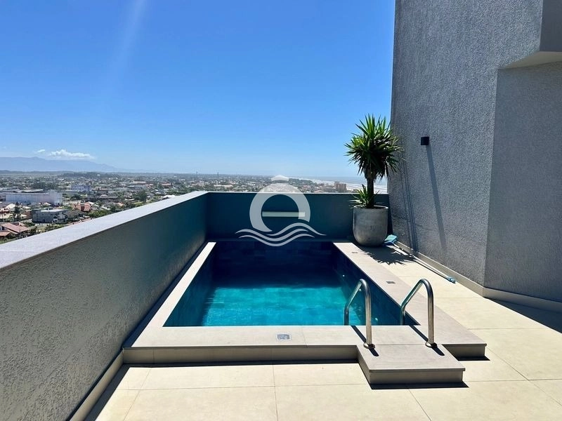 Apartamento com infraestrutura completa no rooftop e vista para o mar