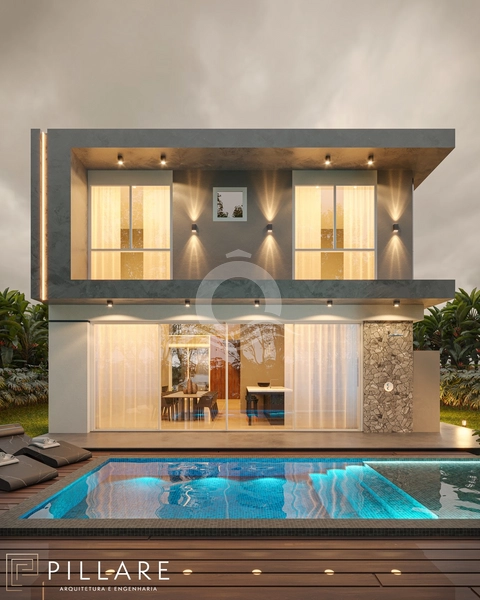 Casa 4 quartos piscina beira lago venda Condomínio Xangri-Lá: 1ª foto da galeria de imagens do imóvel