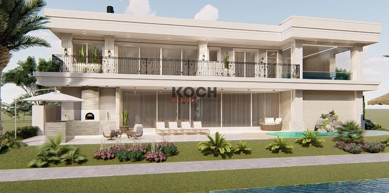 Residência neoclássica, 05 suítes, no Condomínio Capão Ilhas Resort: 7ª foto da galeria de imagens do imóvel