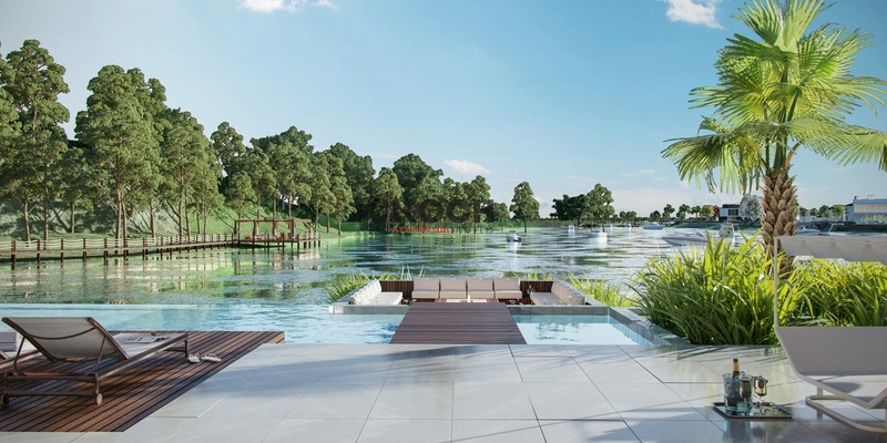 Terreno com 572,80m² no Condomínio Lagoon Marina Club: 1ª foto da galeria de imagens do imóvel