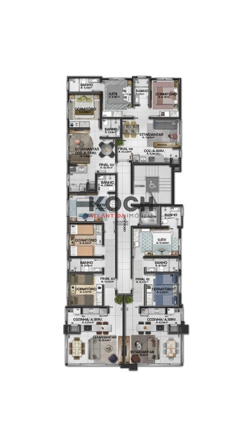 Apartamento, 02 dormitórios, em Capão da Canoa: 3ª foto da galeria de imagens do imóvel