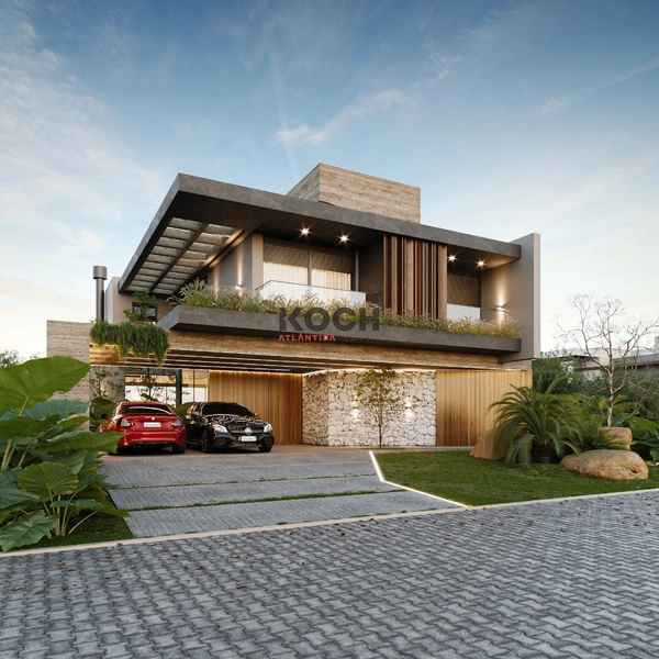 Casa com 05 suítes beira lago  no Condomínio Riviera