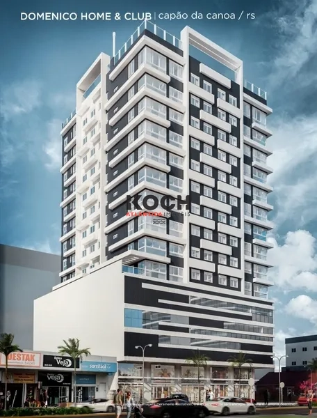 Apartamento 02 dormitório com terraço, em Capão da Canoa RS