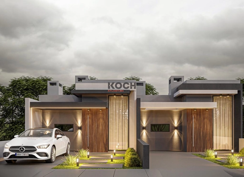 Casa Geminada, 3 dormitórios, 1 suite