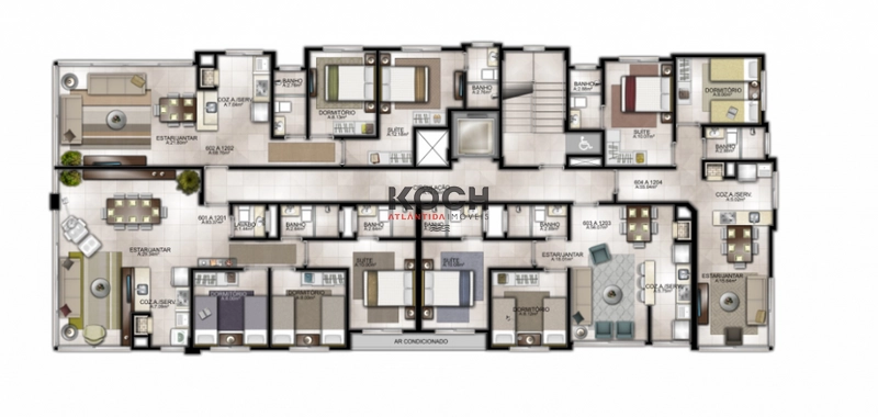 Apartamento com 03 dormitórios, em Capão da Canoa RS: 6ª foto da galeria de imagens do imóvel