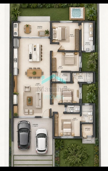 CASA À VENDA NO CONDOMINIO RARO: 2ª foto da galeria de imagens do imóvel