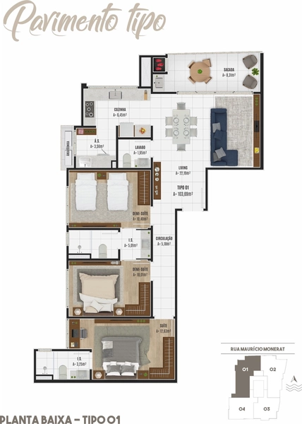 Apartamentos à venda em Navegantes, Gravatá: 13ª foto da galeria de imagens do imóvel