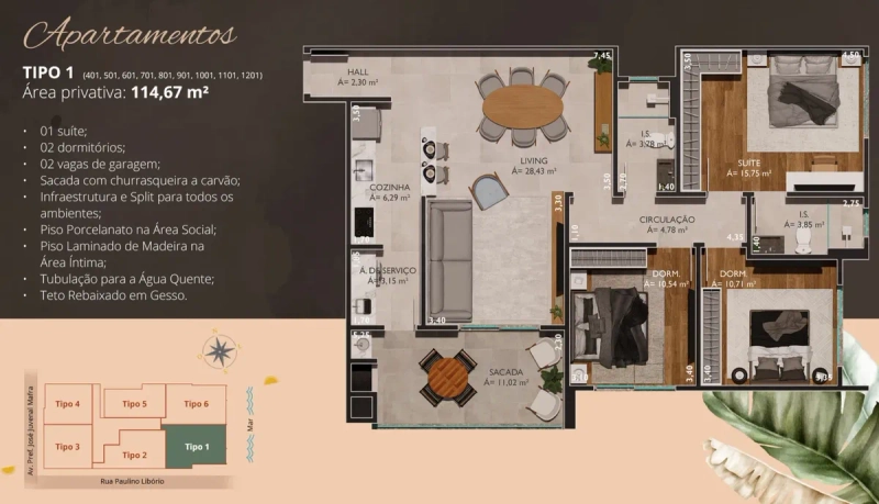 Apartamento à venda em Navegantes, Gravatá: 10ª foto da galeria de imagens do imóvel
