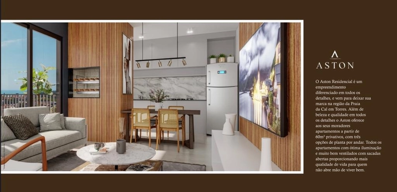 Apartamento em Torres , 2 dormitórios: 3ª foto da galeria de imagens do imóvel
