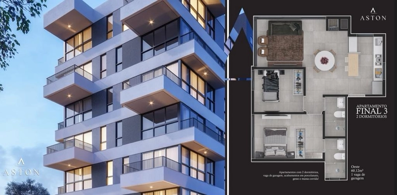 Apartamento em Torres , 2 dormitórios: 1ª foto da galeria de imagens do imóvel