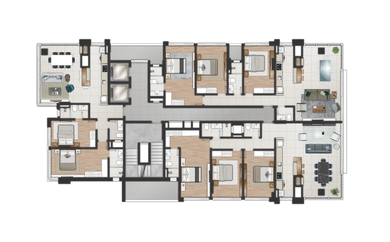 Apartamento 3 dormitórios em Torres: 6ª foto da galeria de imagens do imóvel