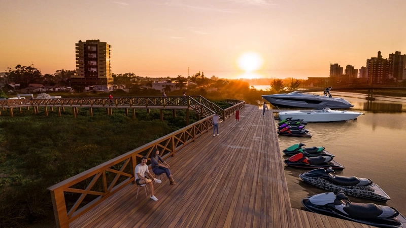 Apartamento em Passo de Torres , 2 dormitórios: 5ª foto da galeria de imagens do imóvel