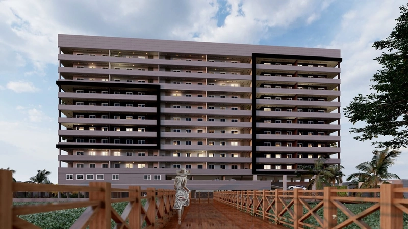 Apartamento em Passo de Torres , 2 dormitórios: 2ª foto da galeria de imagens do imóvel