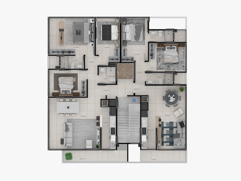 Apartamento em Torres , 3 dormitórios: 3ª foto da galeria de imagens do imóvel