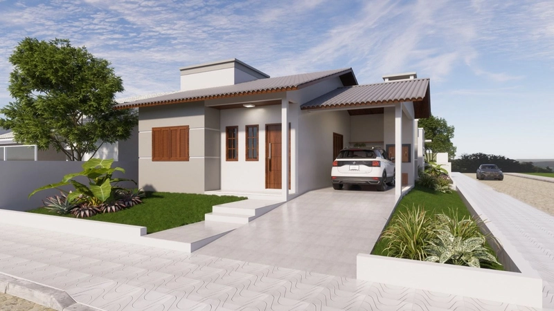 Casa com 2 dormitórios: 2ª foto da galeria de imagens do imóvel