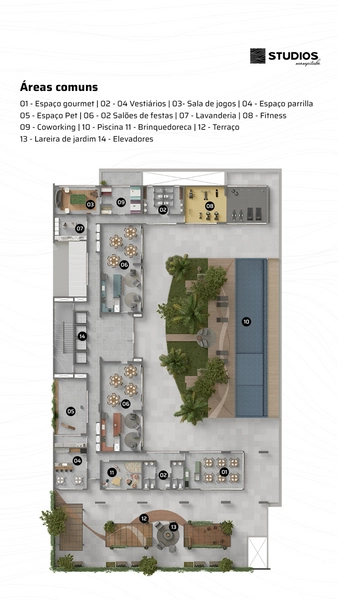 Studio em Torres: 9ª foto da galeria de imagens do imóvel