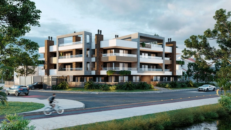 Apartamento de com 2 dormitórios sendo suíte: 2ª foto da galeria de imagens do imóvel