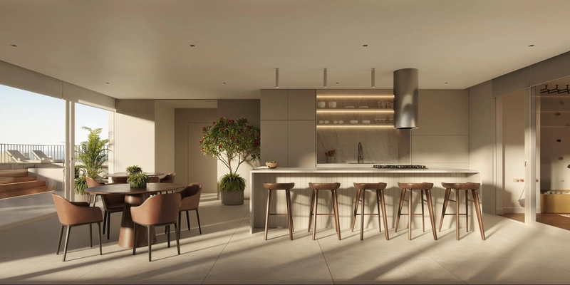 Apartamento de 3  dormitório sendo 1 suíte: 3ª foto da galeria de imagens do imóvel