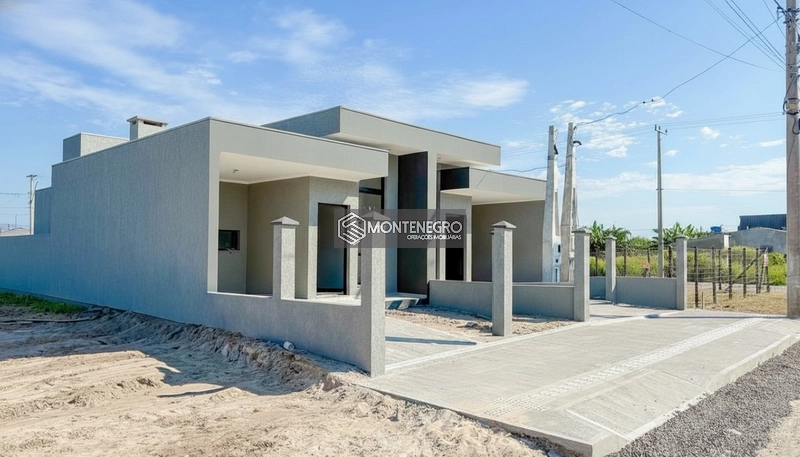 Casa Nova 2 Dormitórios com Alto Padrão em Capão Novo: 2ª foto da galeria de imagens do imóvel