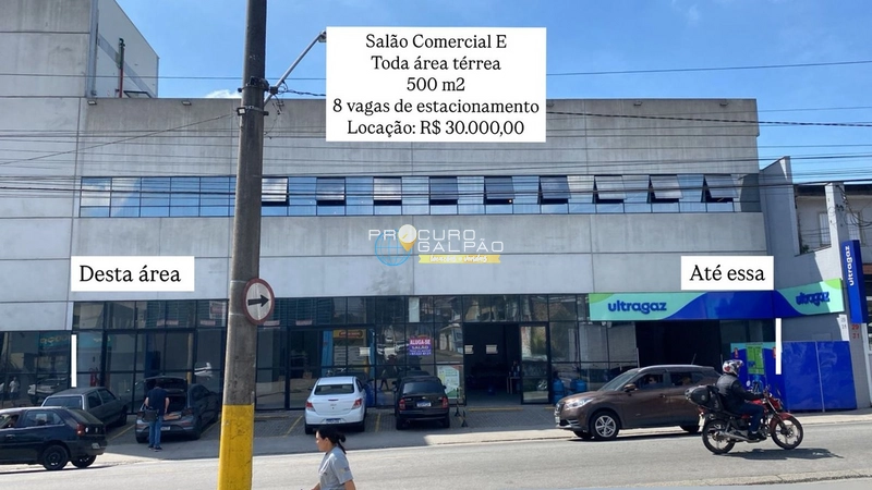 OPORTUNIDADE - SALÃO COMERCIAL GRANDE 500M² CENTRO DE RIBEIRÃO PIRES: 1ª foto da galeria de imagens do imóvel