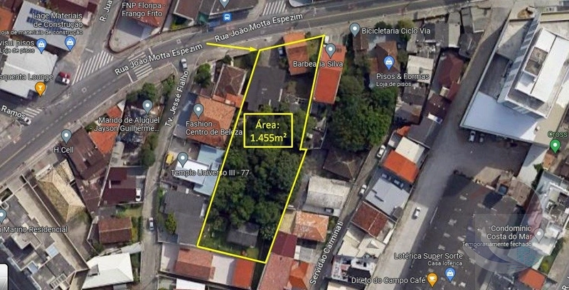 Lote/Terreno para venda com 1455 metros quadrados em Saco dos Limões: 5ª foto da galeria de imagens do imóvel