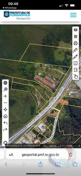 Terreno à venda em Florianópolis, Rodovia José Carlos Daux Sc 401: 2ª foto da galeria de imagens do imóvel