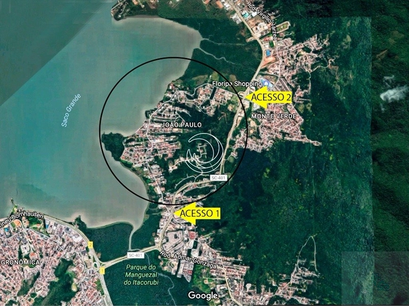 Terreno à venda em João Paulo, Florianópolis: 2ª foto da galeria de imagens do imóvel